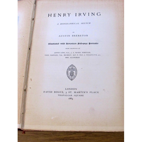 675 - An interesting collection of ephemera relating to Sir Henry Irving (1838-1905) to include a collecti... 