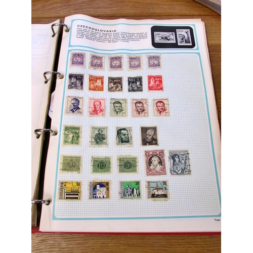 680 - A collection of stamps and albums (6) of assorted stamps - to include a Russian collection including... 