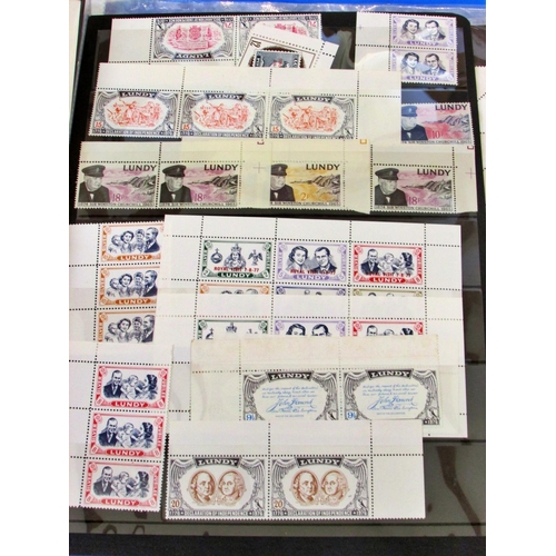 690 - A thirty year collection of stamps from 1953 - 1983 of Queen Elizabeth II pictorials in mint conditi... 