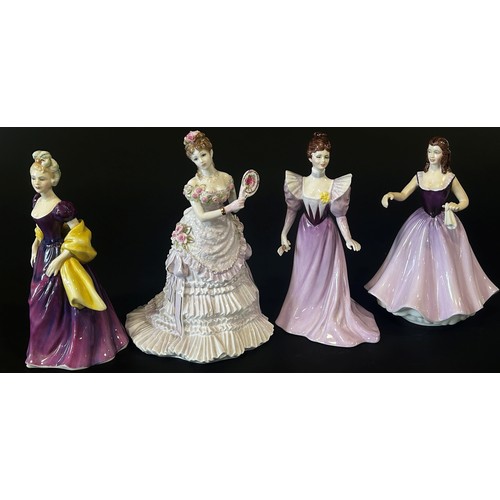 157 - A collection of figurines by Doulton and other factories various sizes, (approx 30)