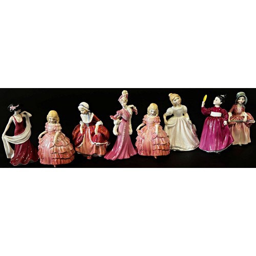 157 - A collection of figurines by Doulton and other factories various sizes, (approx 30)