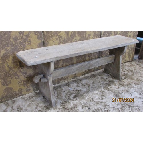 1203 - An old pine washstand with a shaped splash back and under tier, 82cm w x 89cm h x 43cm d,  together ... 