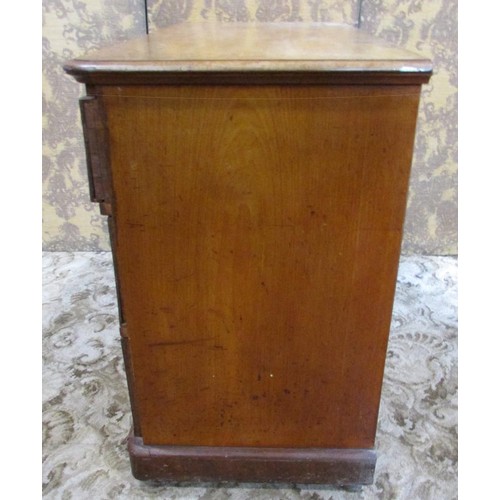 1278 - A Victorian mahogany chest of two long and two short drawers, 85cm high x 105cm wide x 50cm deep