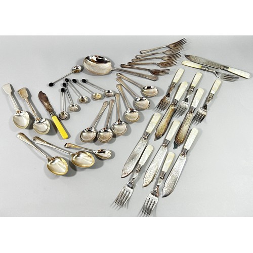 214 - Fourteen boxes of silver plated cutlery, together with further silver plated ware including tureens,... 