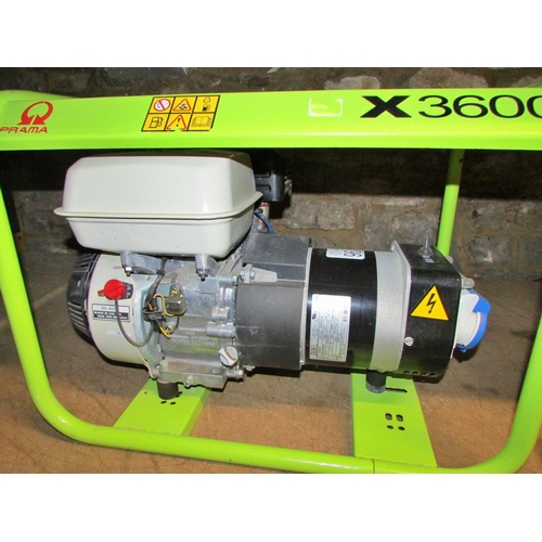 1170 - A Prama X3600 generator