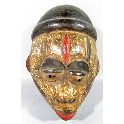 530 - Five African tribal masks, from Cameroon, Ivory Coast and North West Africa