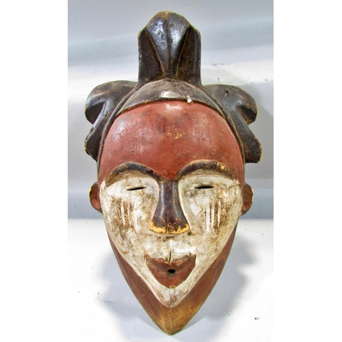 531 - Five African tribal masks, from Cameroon, Ivory Coast and North West Africa