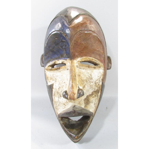 532 - Five African tribal masks from, Cameroon, Ivory Coast and North West Africa