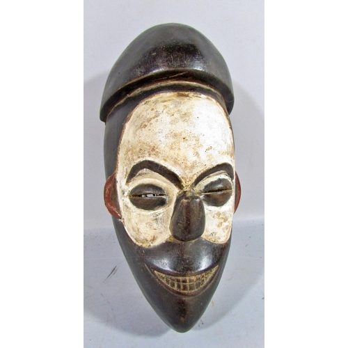 532 - Five African tribal masks from, Cameroon, Ivory Coast and North West Africa