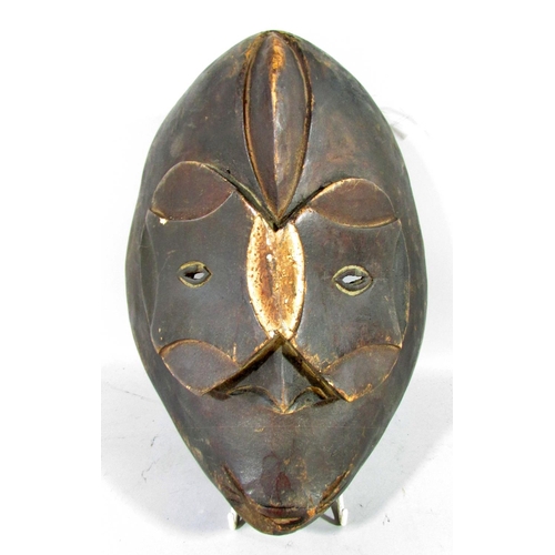 533 - Five African tribal masks from, Cameroon, Ivory Coast and North West Africa