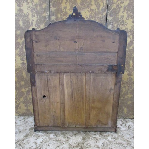 1311 - A Victorian mahogany chiffonier, 128cm high, 105 x 42cm