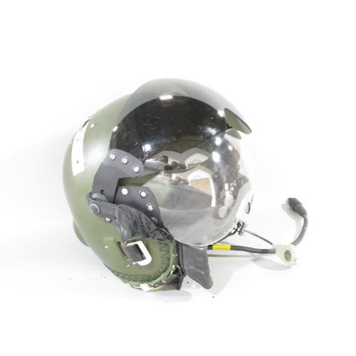 503 - A RAF instructor’s flying helmet,  used for aircraft taking during training of aircraft mechanics in... 