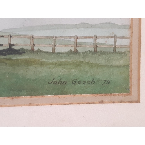 1613 - John Gooch - 'Sweet Chestnut (Abberley)' (1979), watercolour on paper, signed and dated below, inscr... 