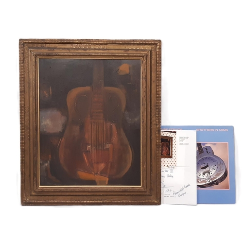 1615 - John Illsley (b.1949) - 'Guitar IV' (1999), oil on canvas, initialled, titled and dated verso, toget... 