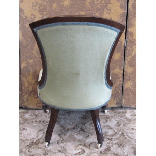 1337 - Two small Victorian drawing room chairs (2)