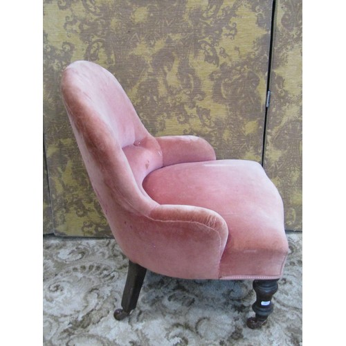 1337 - Two small Victorian drawing room chairs (2)