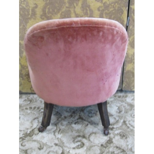 1337 - Two small Victorian drawing room chairs (2)