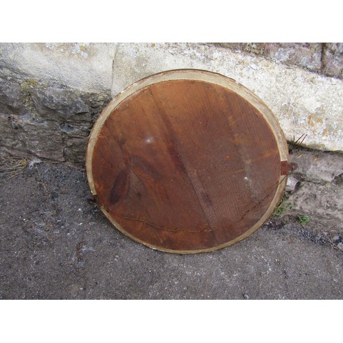 1424 - A Regency style gilt framed convex wall mirror, 47cm diameter.