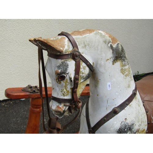 1575A - An Edwardian painted rocking horse (for restoration)