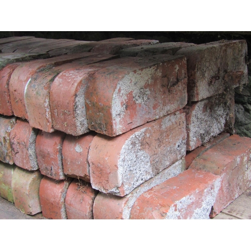 1007 - Approximately 70 reclaimed bull nose bricks stamped 'Cattybrook brick company ltd, Bristol'