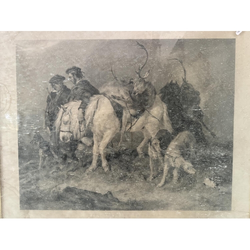 1699 - A Group of eight prints, mostly equestrian and hunting interest, to include: H.T. Ryall after Sir Ed... 