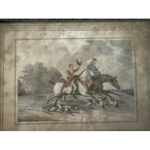 1699 - A Group of eight prints, mostly equestrian and hunting interest, to include: H.T. Ryall after Sir Ed... 