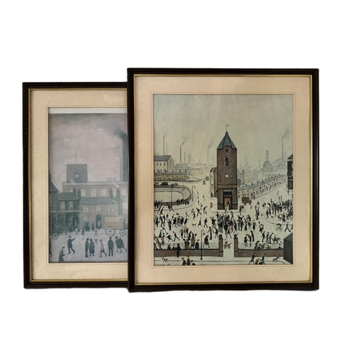 1646 - After Laurence Stephen Lowry (L.S. Lowry) (1887-1976) - Two framed prints in colours, to include: 'T... 