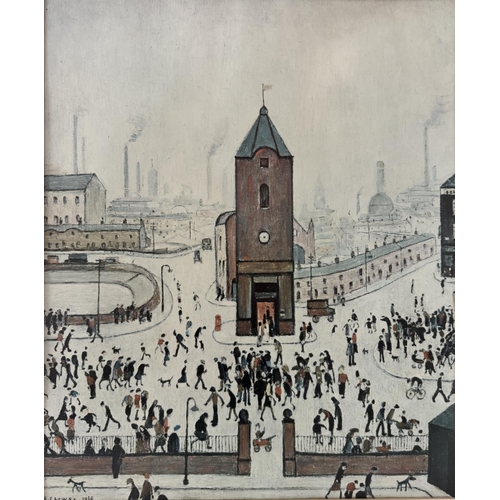 1646 - After Laurence Stephen Lowry (L.S. Lowry) (1887-1976) - Two framed prints in colours, to include: 'T... 