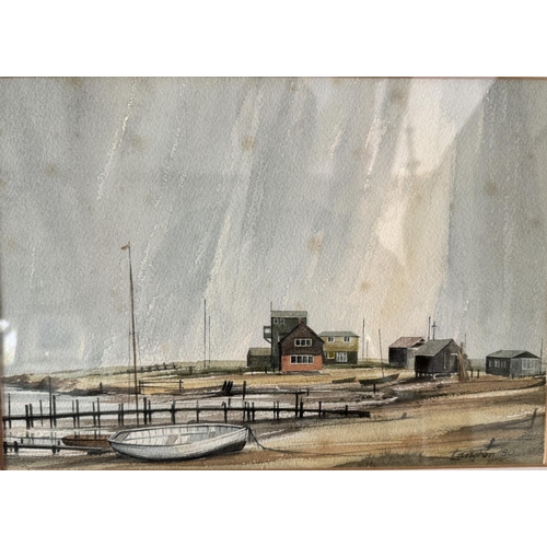 1653 - Two watercolours: William Palmer Robins (British 1882-1959) - 'Southwick', signed lower right with t... 