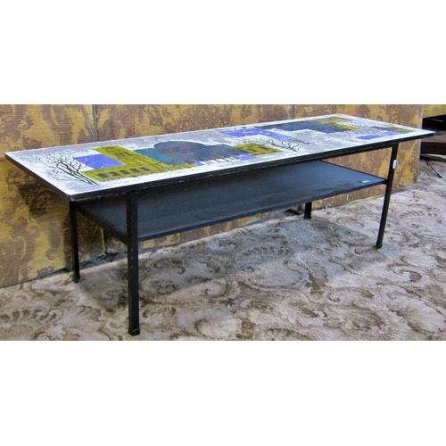 1234 - John Piper (1903-1992) for Terence Conran London - A mid Century London Skyline coffee table, Retail... 