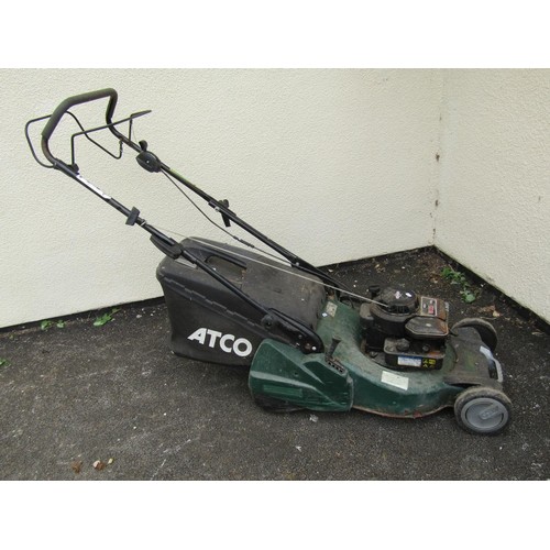 1102 - An Atco petrol driven rotary lawn mower with Briggs & Stratton 500 series engine