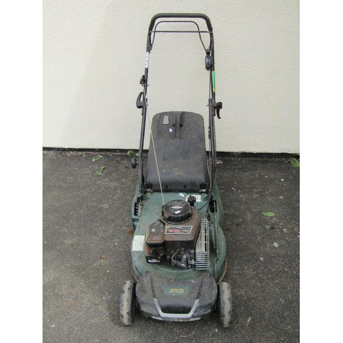 1102 - An Atco petrol driven rotary lawn mower with Briggs & Stratton 500 series engine