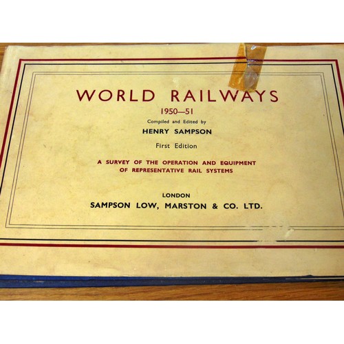 632 - An attractive collection of photographic and artistic railway books together with a large library of... 