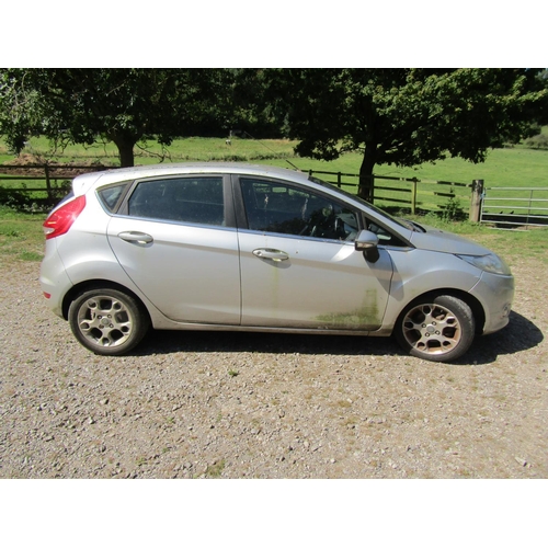 1139 - Executors Sale - Ford Fiesta Zetec 5 door hatchback, petrol, 1400cc, silver, REG GF62 YMM, MOT valid... 