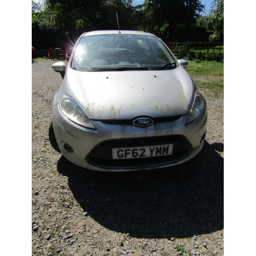 1139 - Executors Sale - Ford Fiesta Zetec 5 door hatchback, petrol, 1400cc, silver, REG GF62 YMM, MOT valid... 