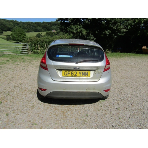 1139 - Executors Sale - Ford Fiesta Zetec 5 door hatchback, petrol, 1400cc, silver, REG GF62 YMM, MOT valid... 