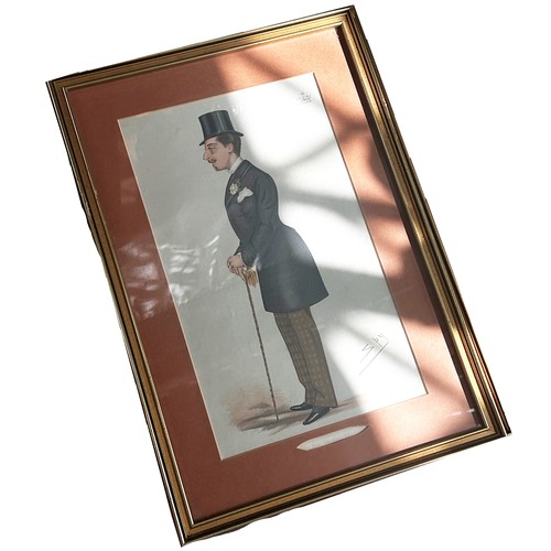 568 - Four framed Spy prints ‘Our Sailor Prince’, ‘Our Soldier Prince’, ‘The Student Price’ and ‘Brown’, t... 