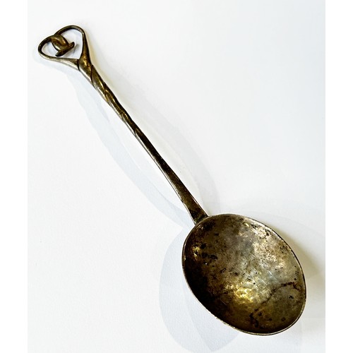 266 - A mixed selection of silver items including an Arts & Crafts spoon by Winifred King & Co, Birmingham... 