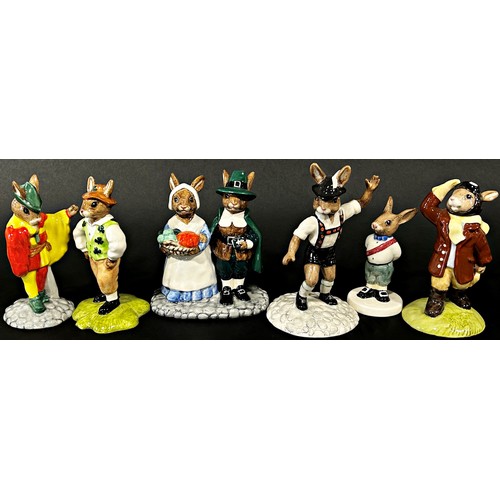 11 - Bunnykins figures, Royal Doulton Nationalistic group (20) to include USA, Spain, UK, Ireland, etc