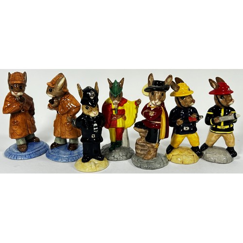 25 - A group of Bunnykins figures, featuring occupations, sports and pastimes by Royal Doulton (20)