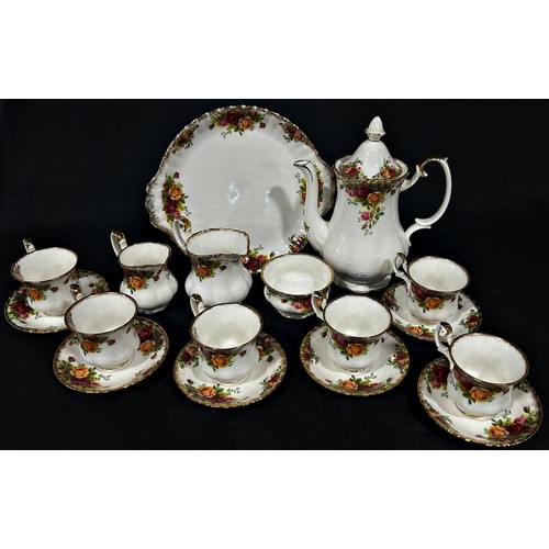 36 - Royal Albert Old Country Roses tea service for six