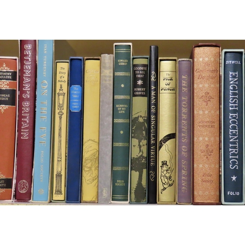 801 - A Folio Society collection of books, mainly literature, poetry and biography (30)