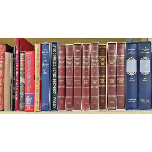 802 - A Folio Society collection of books, mainly history and reference (30)