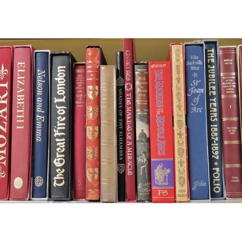 802 - A Folio Society collection of books, mainly history and reference (30)