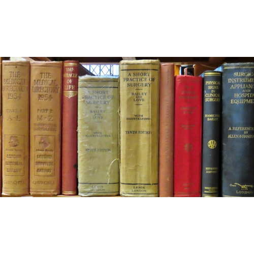 818 - A large library of medical history and reference books (50+) mainly relating to anaesthesia