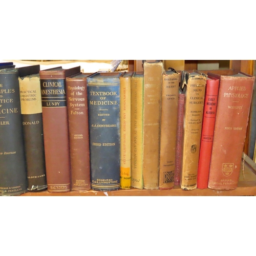 818 - A large library of medical history and reference books (50+) mainly relating to anaesthesia