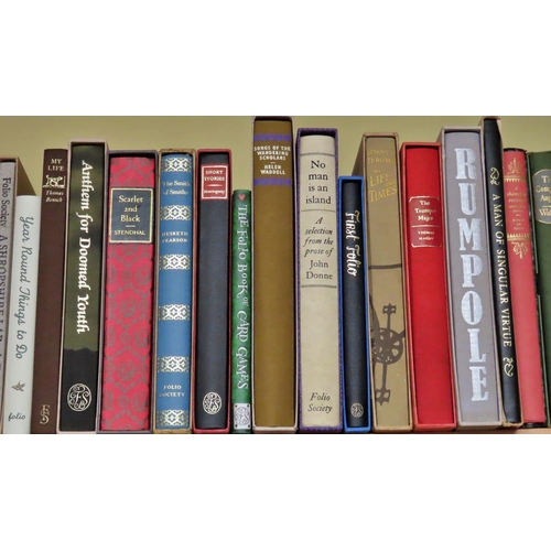 831 - A Folio Society collection of books, mainly literature and reference (35)