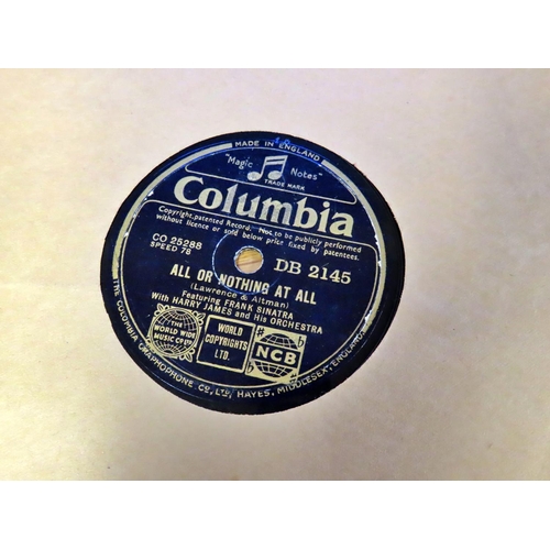 866 - A small collection of 33 and a third records to include early recordings by Louis Armstrong, Nina Si... 