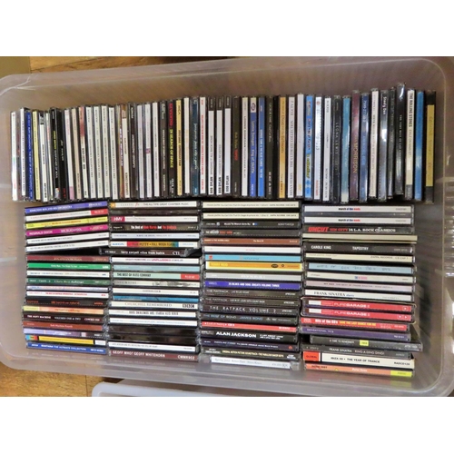 867 - An extensive collection of Compact Discs to include a range of genres, from jazz and blues to rock a... 