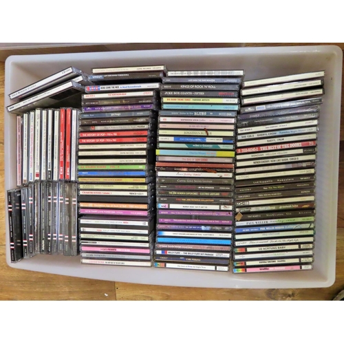 867 - An extensive collection of Compact Discs to include a range of genres, from jazz and blues to rock a... 